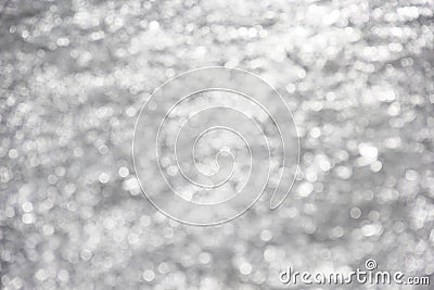 White Sparkles on Gray Background