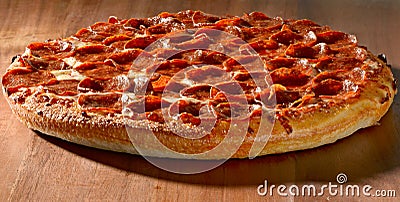 Whole pepperoni pizza