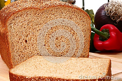 Whole Wheat Bread Sliced