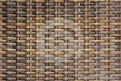 Wicker woven rattan pattern