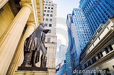 Wide-angle view of the New York Stock Exchange