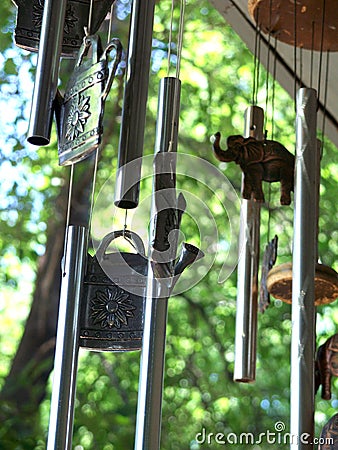 copper wind chime