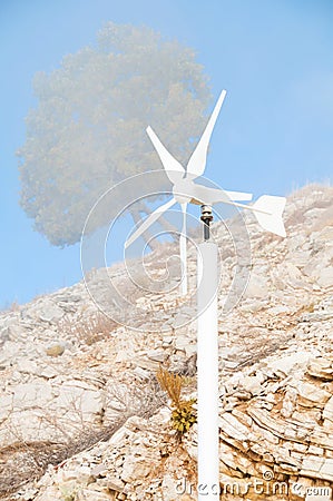 Wind powerstation - alternative energy source