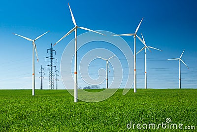 Wind turbines and wiring