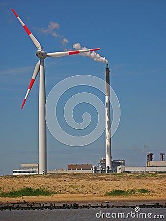 Wind wheel and chimney