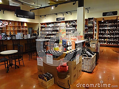 Wine Bar in a Specialty Supermarket