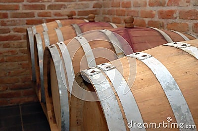 Wine barrels