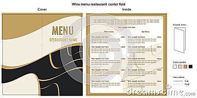 Wine menu restaurant