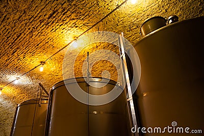 Wine Tanks in an Old Winery