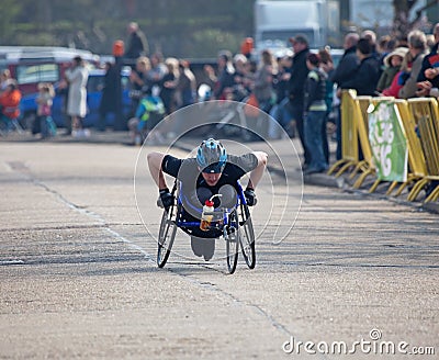 Winner Paddock Wood Wheelchair Race