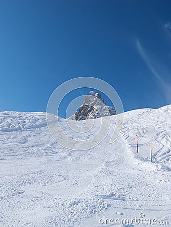 Winter in the alps