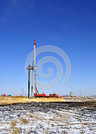 Winter drilling tower