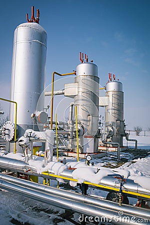 Winter oil and gas industry