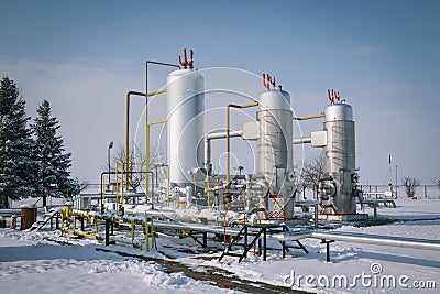 Winter oil and gas industry