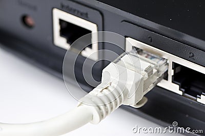 Wireless router and Lan cable