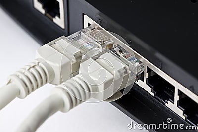 Wireless router and Lan cable