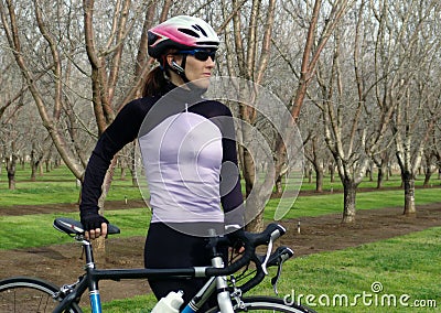 Woman with Bike