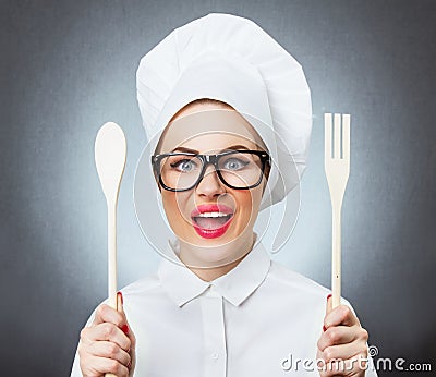 Woman cook, chef