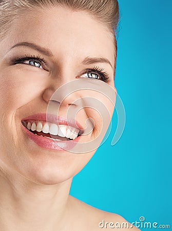 Woman dental care