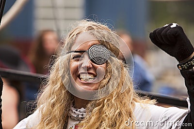 Female Singer With An Eye Patch