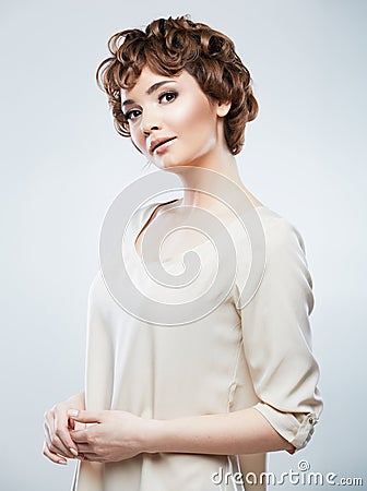 Woman fashion style isolated portrait