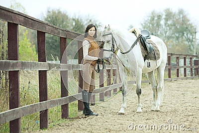 Woman jockey