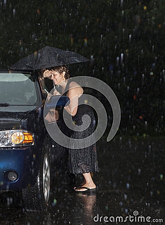 Woman locked out of her car