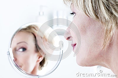 Woman In The Mirror