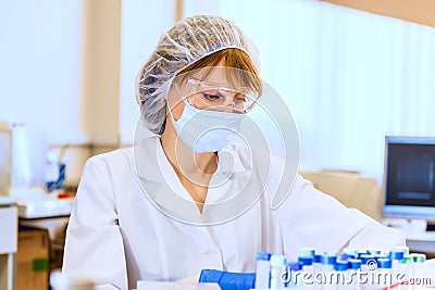 Woman scientist in laboratory