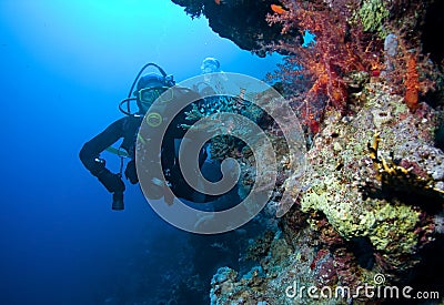 Woman Scuba Diver