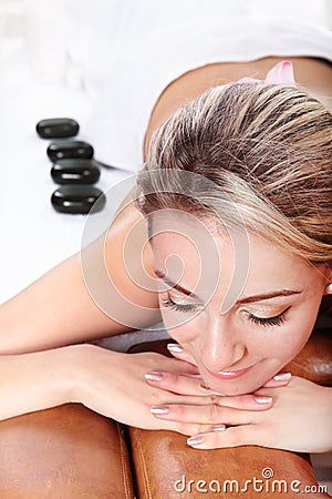 Woman in spa