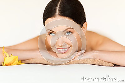 Woman in spa