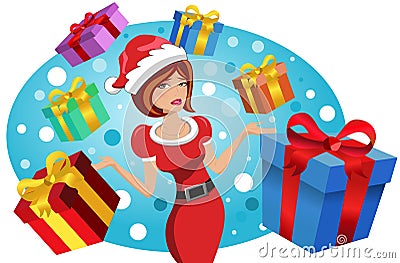 Woman Xmas Stress Gift Gifts