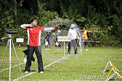 Women s Archery Action
