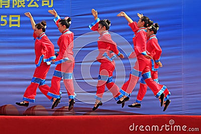 Women s Shadow dance performances on the stage, china