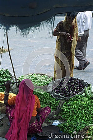 Women in the streets of India