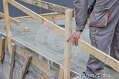 Wood frame safety fence 2