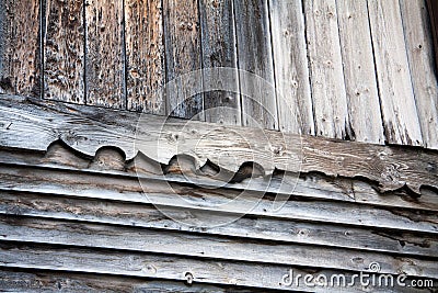 Wood house detail