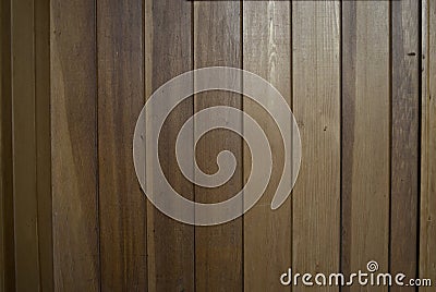 Wood paneled walls