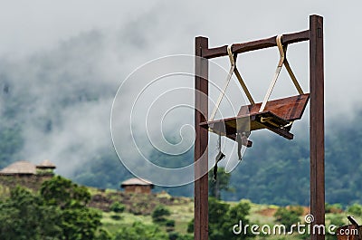 Wood Swing, North of Thailand