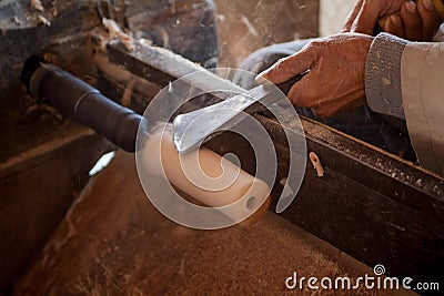 Wood turning