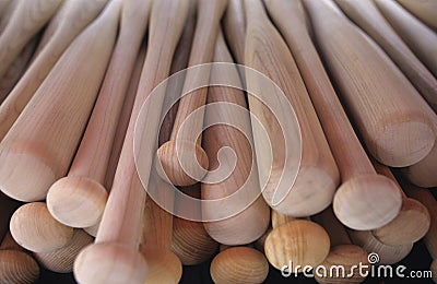 Wooden Baseball Bats horizontal