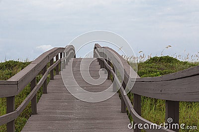 Wooden Beach Access Walkway