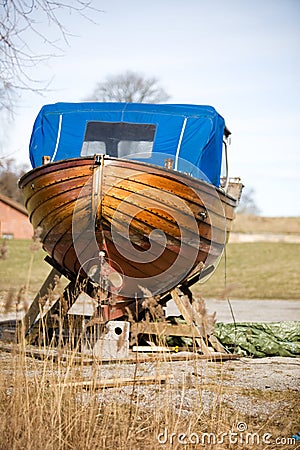 Wooden Boat Repair Royalty Free Stock Images - Image: 3288509