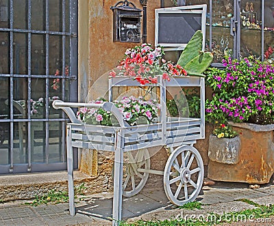 Wooden cart