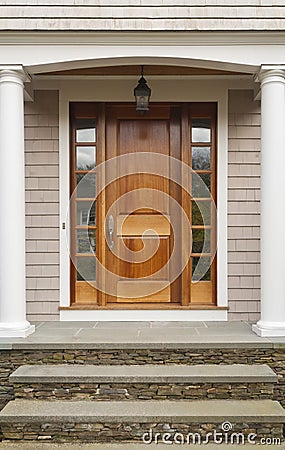 Wooden Front Door Home