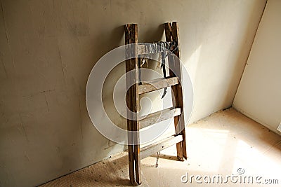 Wooden ladder