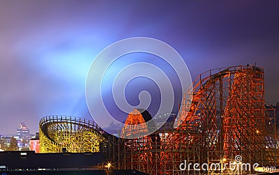 Wooden Roller Coaster