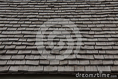 Wooden roofing material. texture. thatch