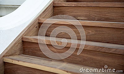 Wooden staircase